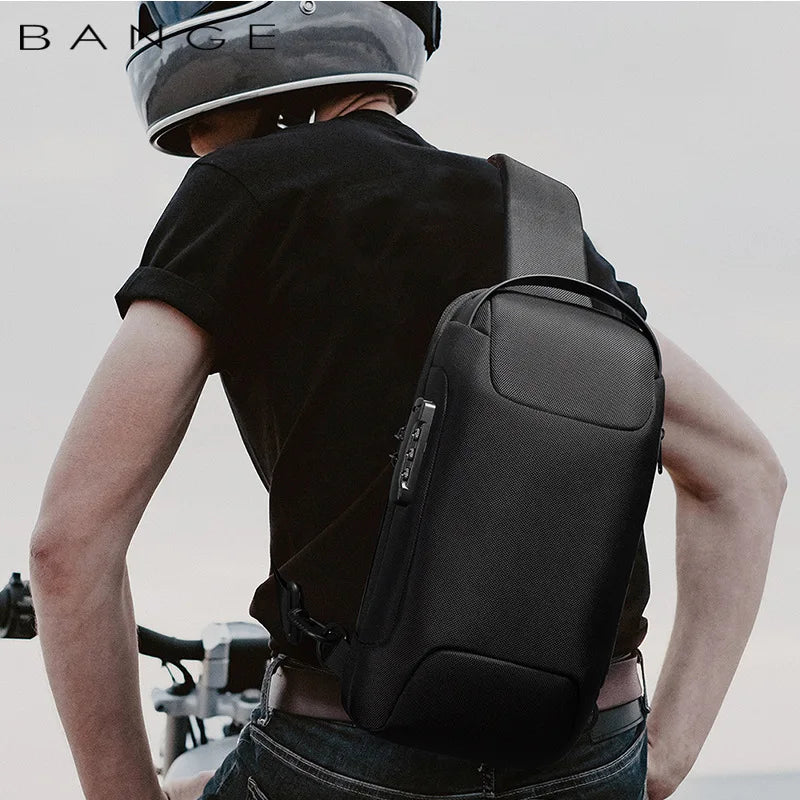 Hot Chest Bag New Anti-Thief Men Crossbody Bag Waterproof Shoulder Bags USB Charging Short Trip for Male Travel Pack