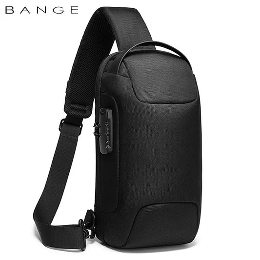 Hot Chest Bag New Anti-Thief Men Crossbody Bag Waterproof Shoulder Bags USB Charging Short Trip for Male Travel Pack